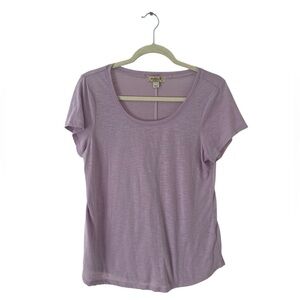 ONE WORLD Light Purple Short Sleeve Tee